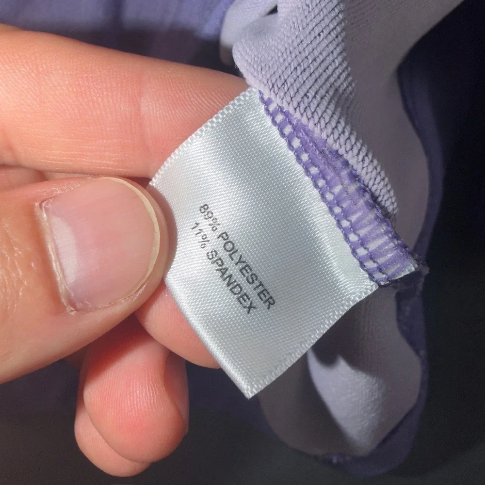 Peter Millar Lavender Quarter-Zip Pullover with Contrast Zip